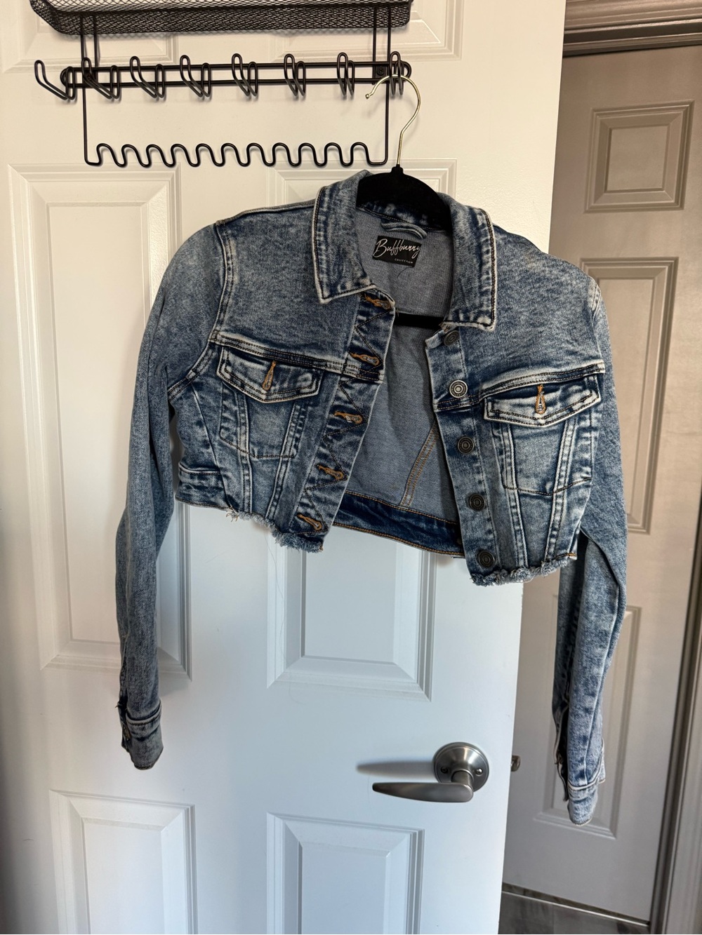 Buffbunny Cropped Denim jacket